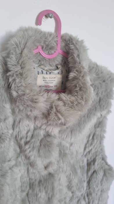 Kamizelka futrzana Zara 160cm 10-12 lat
