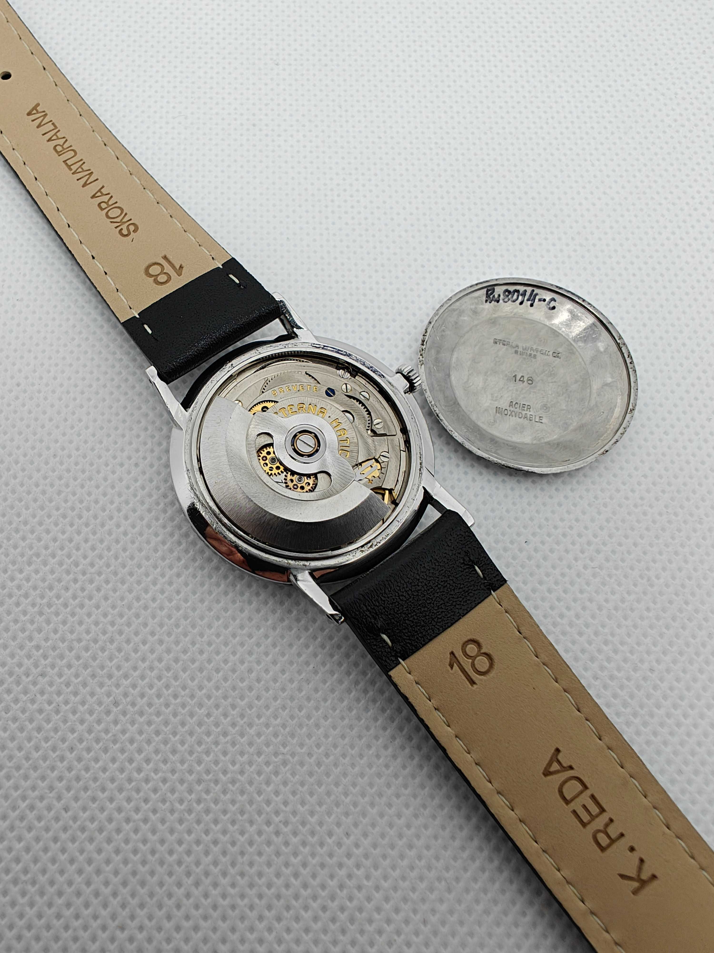 Eterna Matic Centenaire Automatic 1964 r. zegarek męski piękny stan