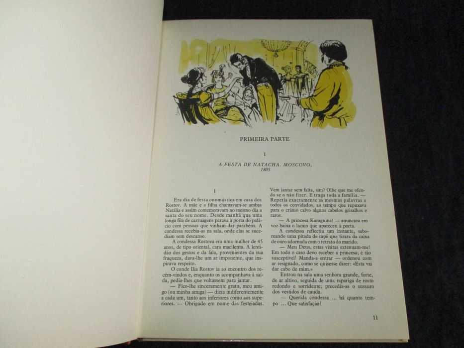 Livro Guerra e Paz Tolstoi Verbo juvenil 1973