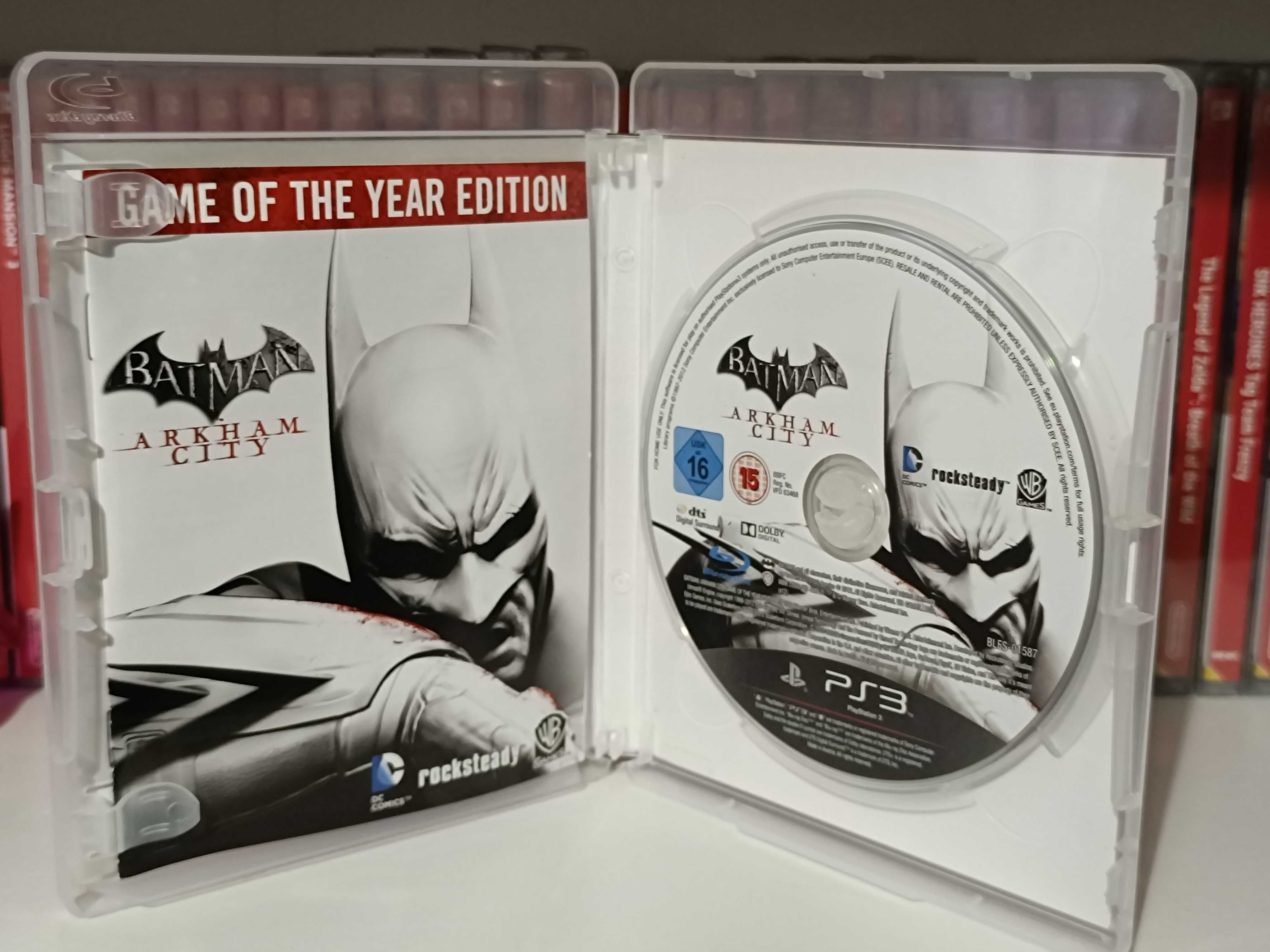 PS3 Jogos Batman Arkham Asylum e Batman Arkham City