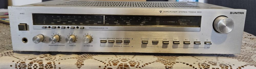 Unitra amplituner stereo tosca 303