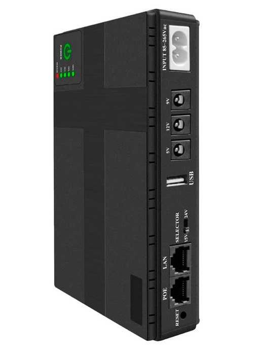 Безперебійник для роутера  mini UPS  18W 10400mAh DC 9V 12V акумулятор