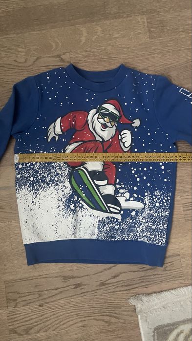 Светрик Next новорічний 110 р, світшот теплий на 5 р