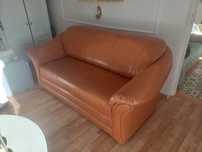 Kanapa sofa 3 osobowa sztuczna skóra