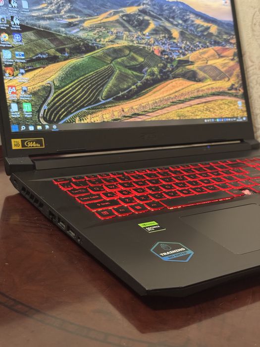 Большой игоровой ноутбук IPS Acer Nitro 5 RTX3050 Ti