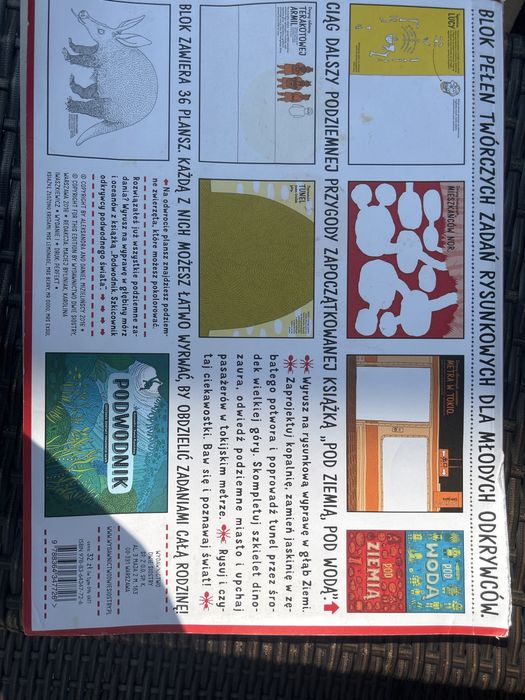 Szkicownik rozwijający wyobraźnię ,, Podziemnik”