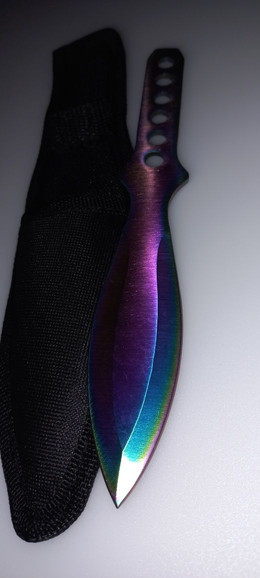 Noże do rzucania Rainbow 190 ZESTAW rzutki 3 sztuki + POKROWIEC