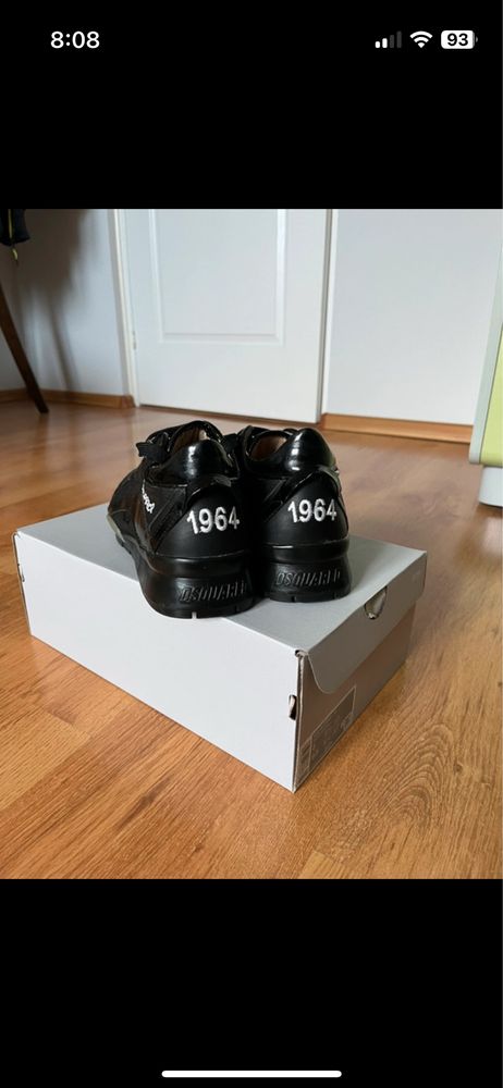 buty dsquared2 czarne