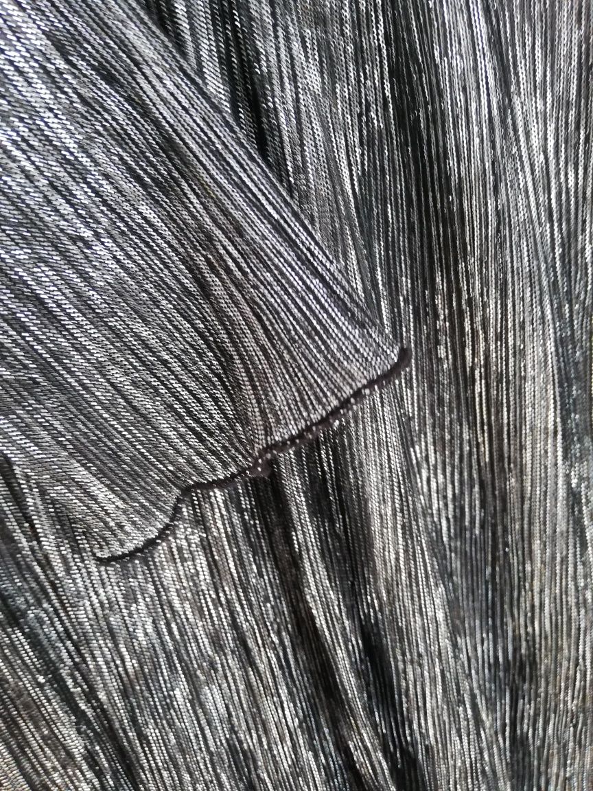 Nowa sukienka Just cavalli srebrna plisowana wąż pasek 36  S it42 lou