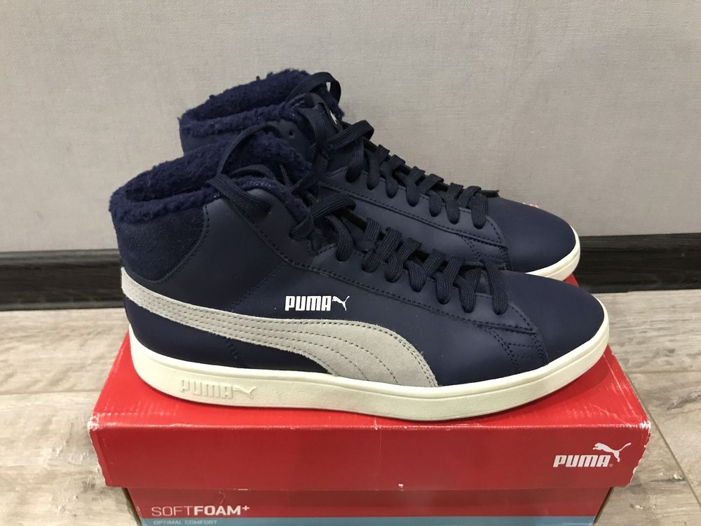 Кеды Puma Smash v2 Mid L Fur Jr