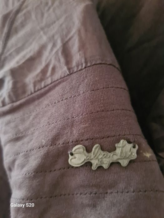 Blusa meia manga tom castanho salsa