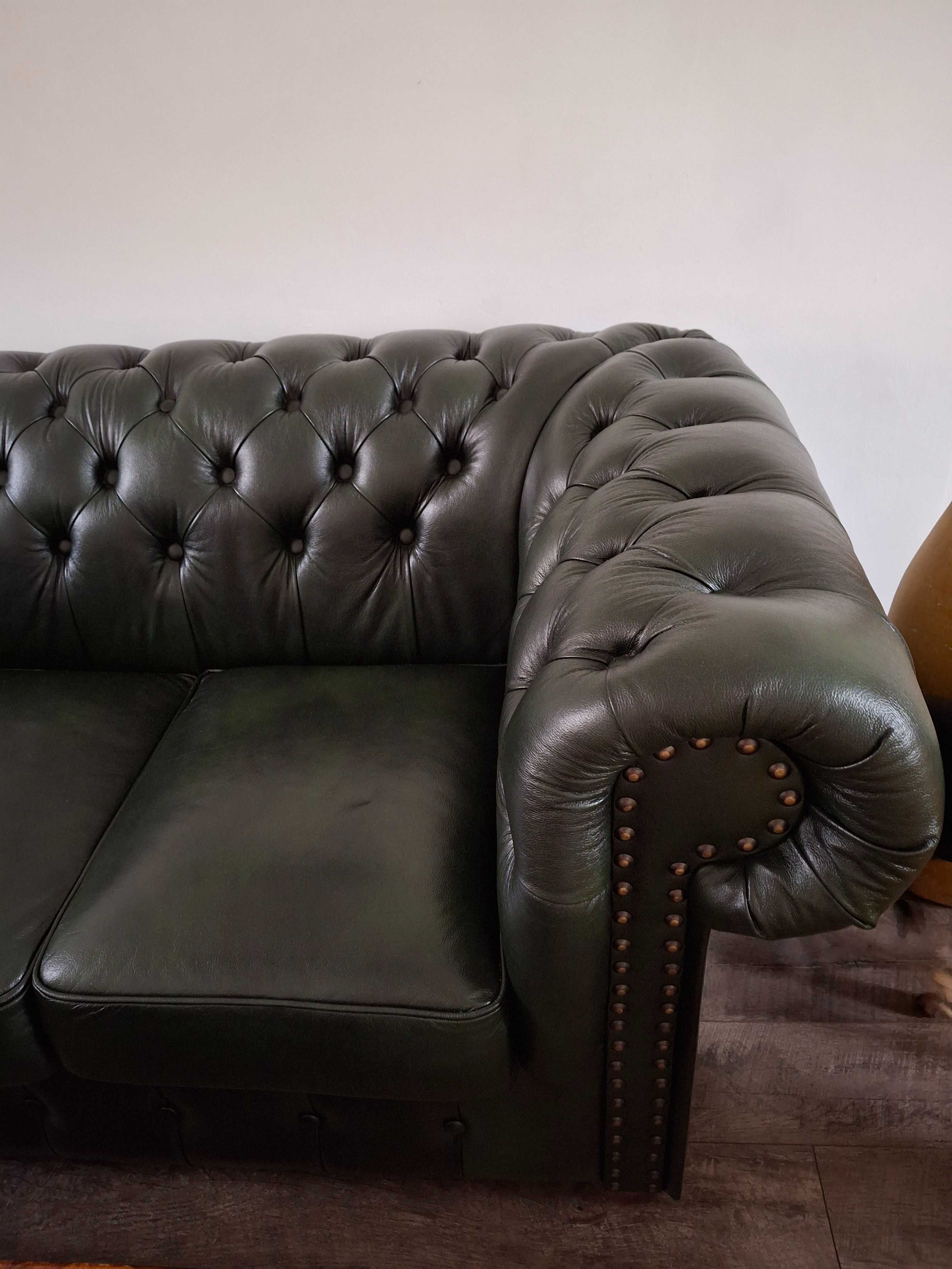 sofa skórzana chesterfield