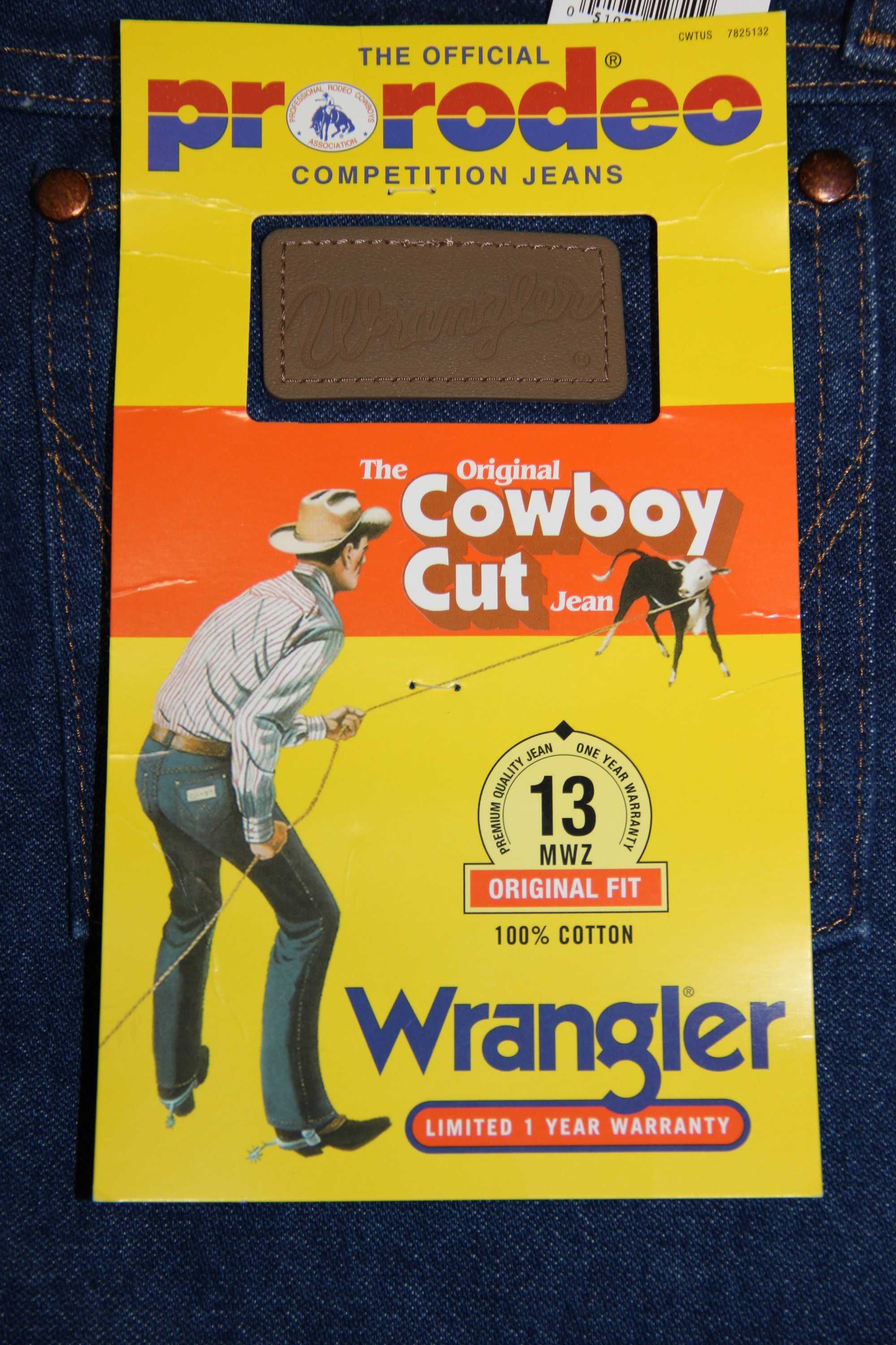 WRANGLER 13MWZ джинсы оригинал из США р.32,33,34,35,36,38