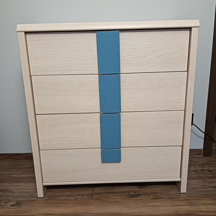 Komplet mebli black red white