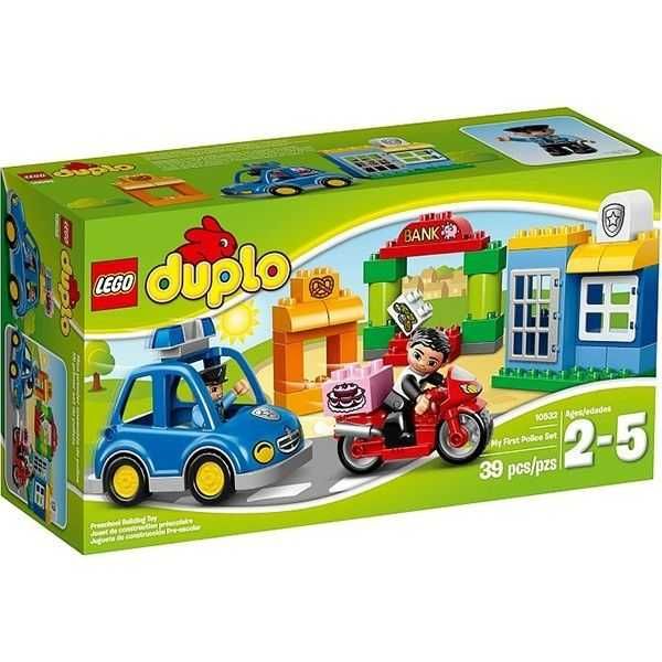 Конструктори LEGO DUPLO поліцейський, зоопарк, фургон з морозивом