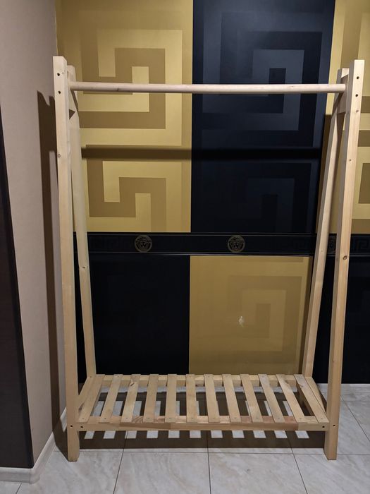 Вішалка для одягу підлогова дерево розбірна