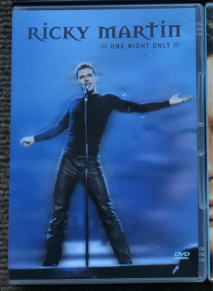 3 DVD Musica/concerto Celine Dion / Ricky Martin