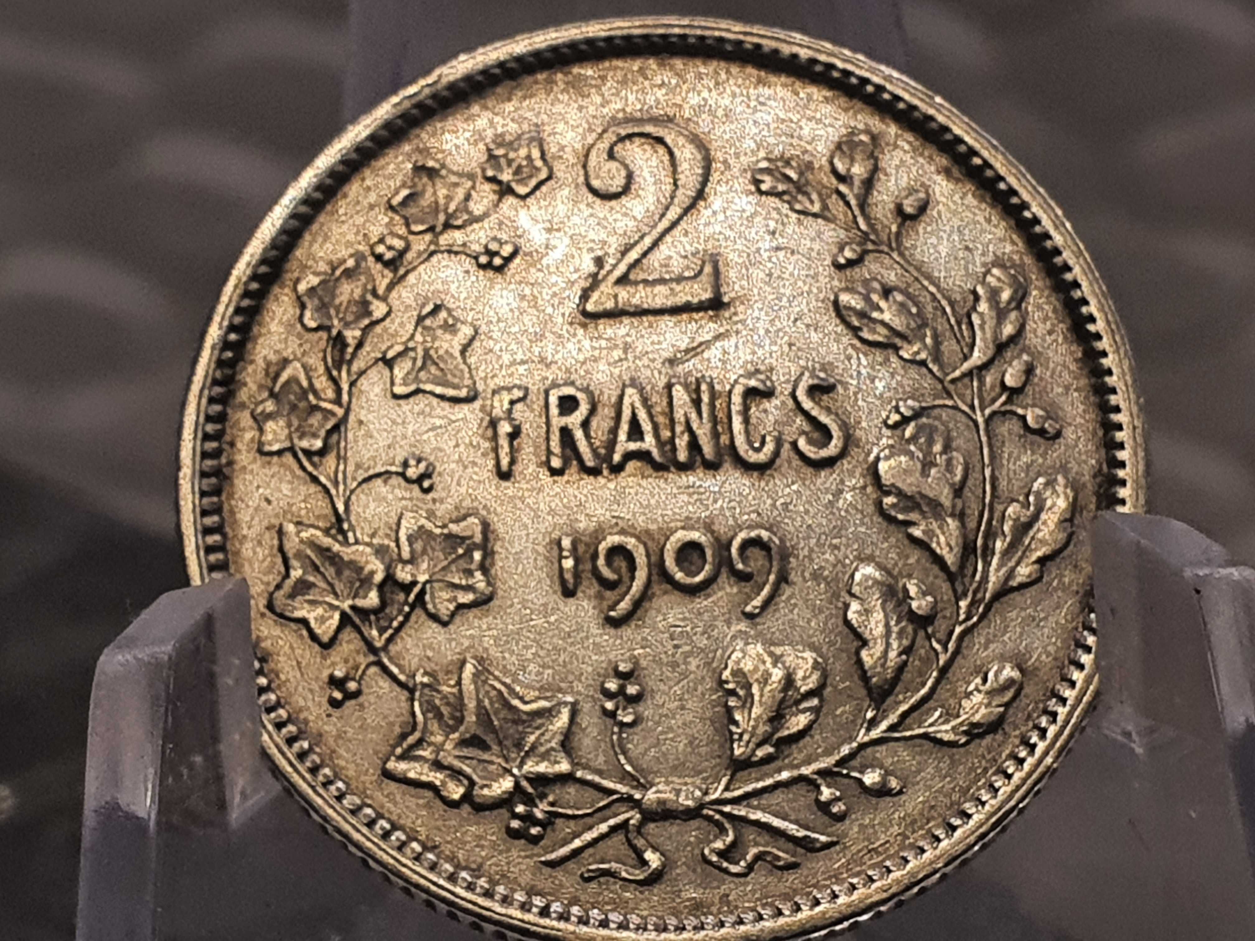 Belgia 2 franki 1909 r
DER BELGEN”