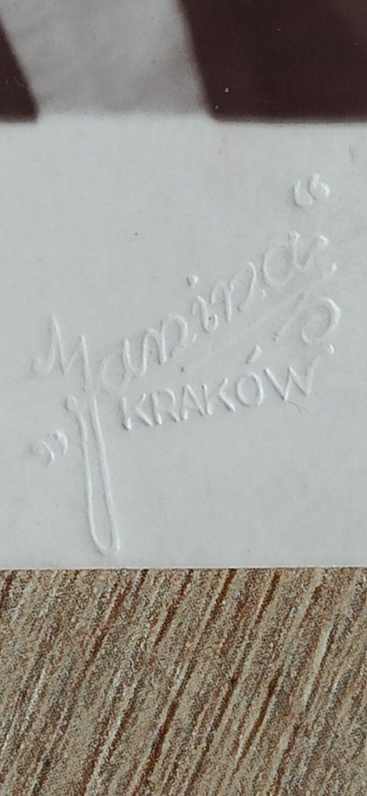 Fotografie z krakowskich atelier - 3 sztuki.