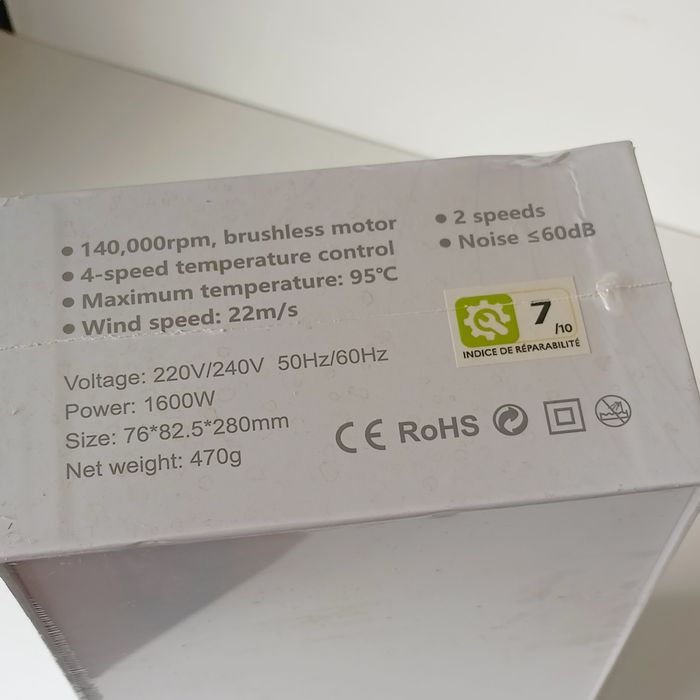 Suszarka do włosów Jonowa 140000 RPM