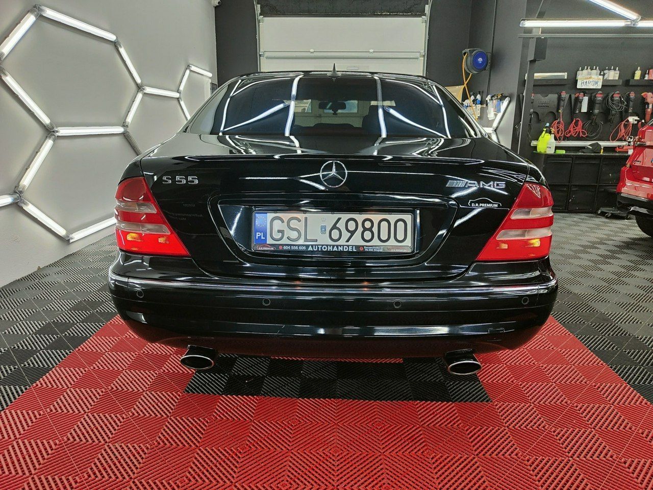 Mercedes-Benz Klasa S S55 AMG LONG V8 360 KM, Full Opcja, Radar, Aktywny Tempomat, ABC, Alu