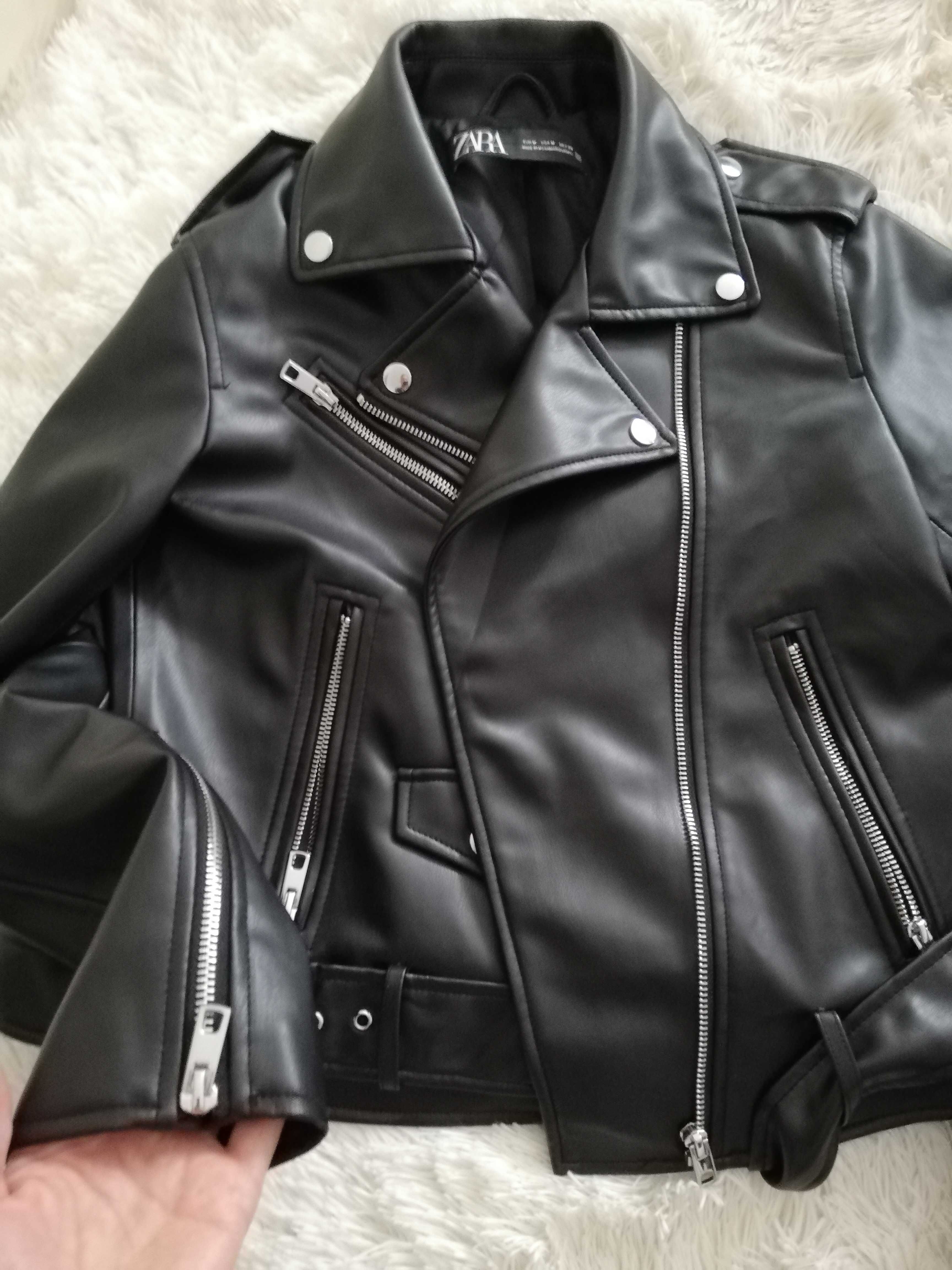 ramoneska ZARA s m z paskiem ramoneska biker ZARA 36 38
