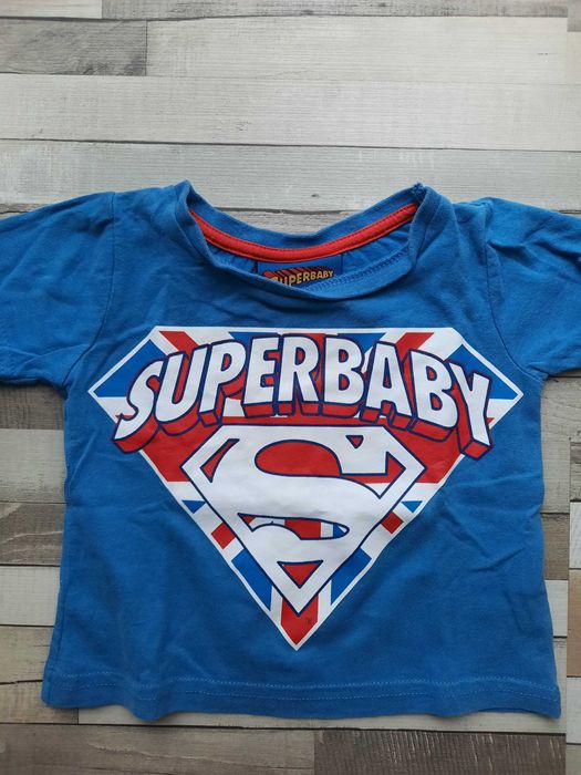 T shirt superbaby early days 9-12 miesięcy, 74 cm
