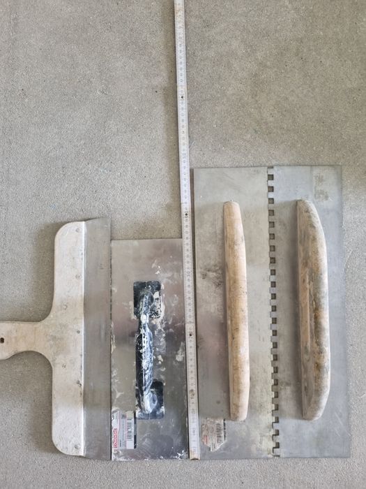 Pace paca ze stali nierdzewnej do tynku kleju gładzi, 47cm i 36cm