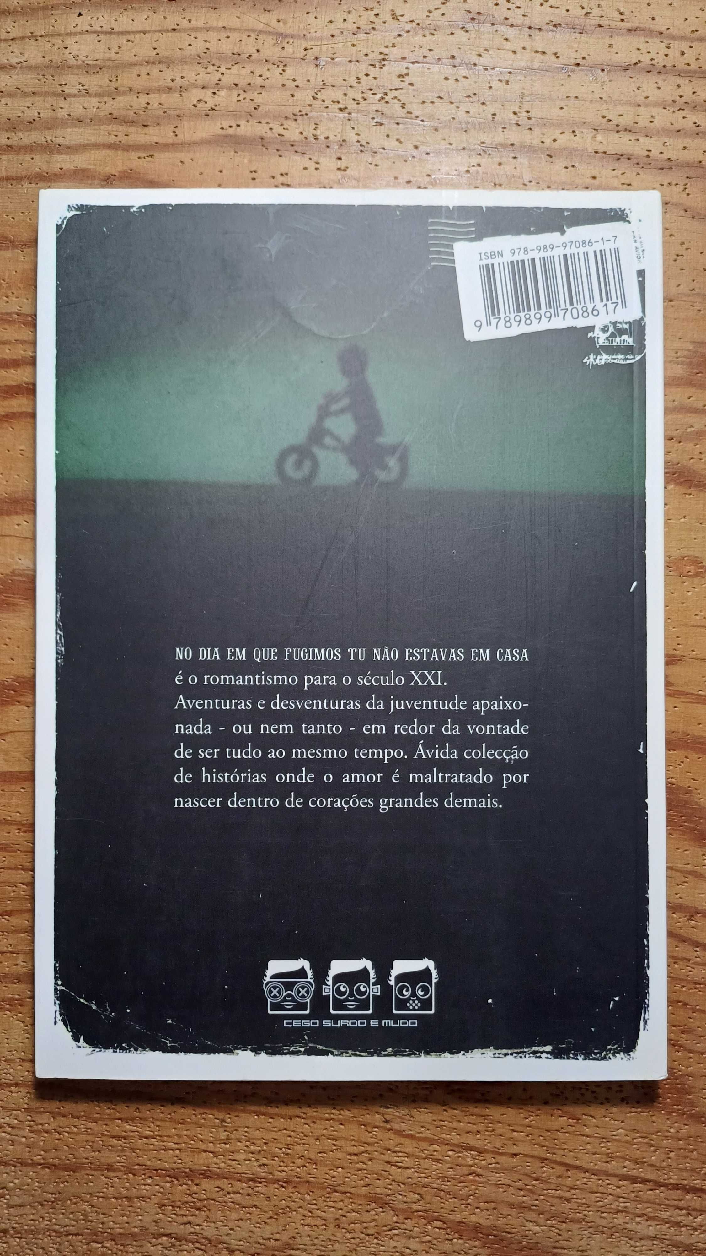 Livro No dia em que fugimos tu não estavas em casa