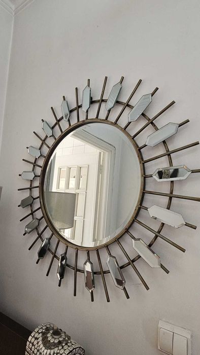 Espelho redondo "sol"