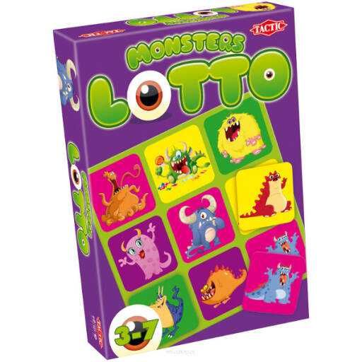 Nowa gra edukacyjna "Lotto Monsters" wiek:3-7 + "Supełkowe Łamigłówki"