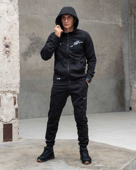 Спортивный костюм мужской Nike Air Daving Fleece зимний на флисе найк