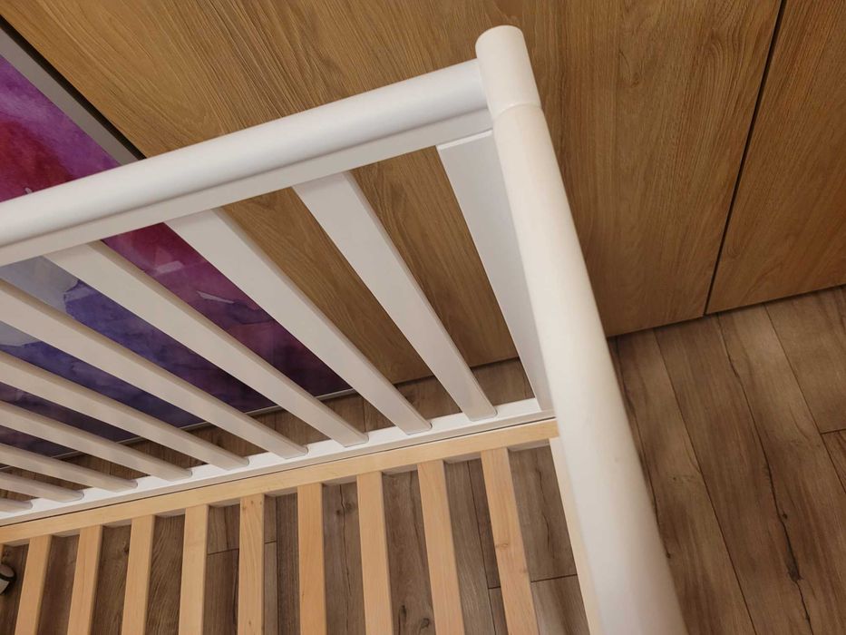 Łóżeczko Veres LD13 white 120x60 cm materac Hilding dobranocka