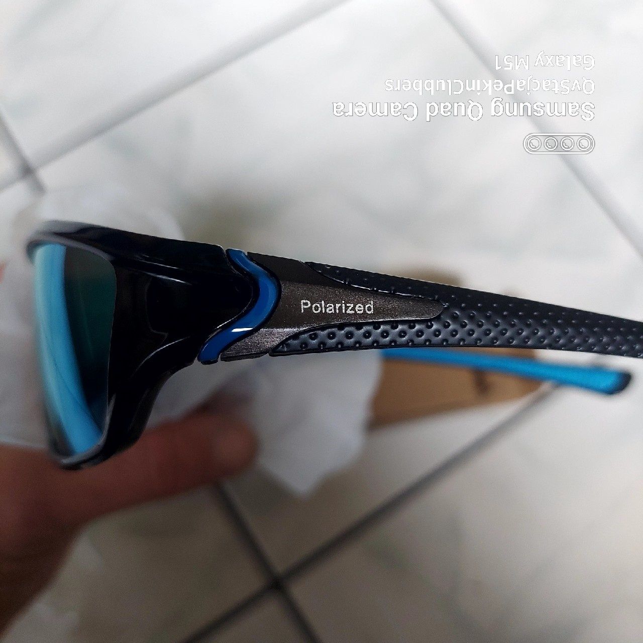 Okulary Sport POLARIZED BLUE - GREY UV+400