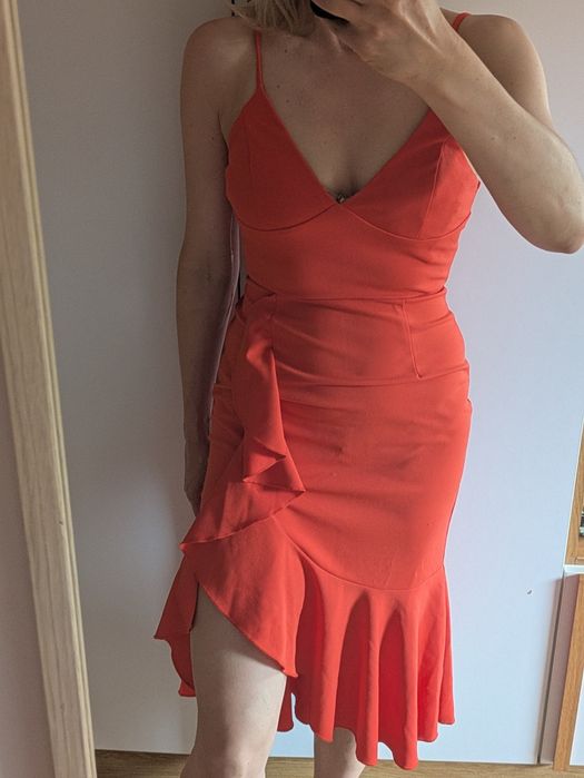 Sukienka koralowa hiszpanka r.36 nowa