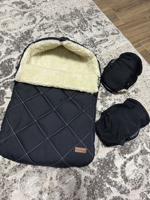 Конверт в люльку + рукавички