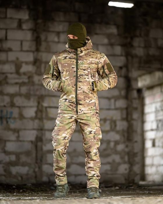 Мультикам костюм на зиму / Зимовий тактичний костюм 7.62 мультикам