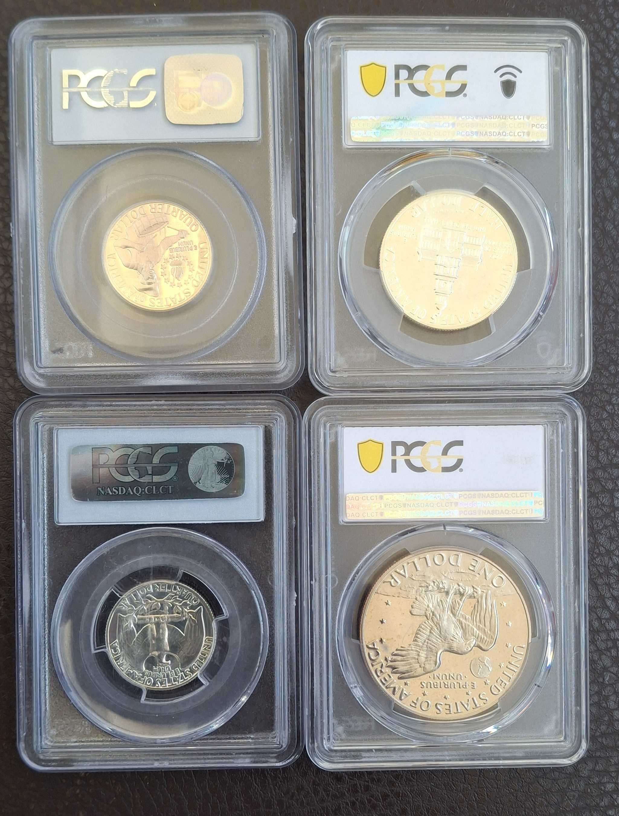 Moedas Estados Unidos certificadas pela PCGS