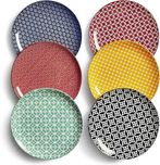 Ceramiczne talerze DOWAN 21,6 cm – do zmywarki i mikrofalówki