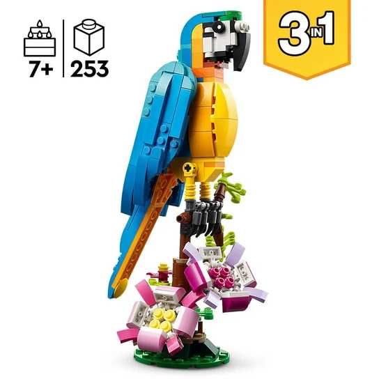LEGO Creator, klocki, Egzotyczna papuga, 31136