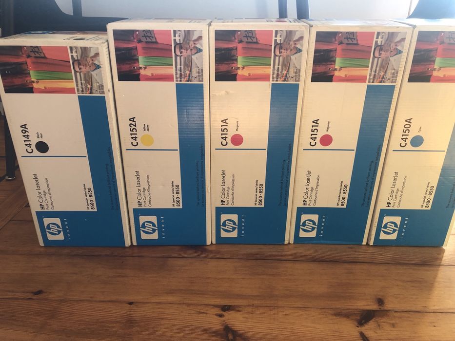 TONERY ORYGINAŁ do HP LASERJET 8550 (cena za 1 szt.) black + kolor