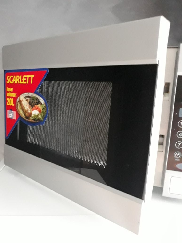 Продам новую (не рабочую) микроволновку Scarlett SC-2005 с грилем