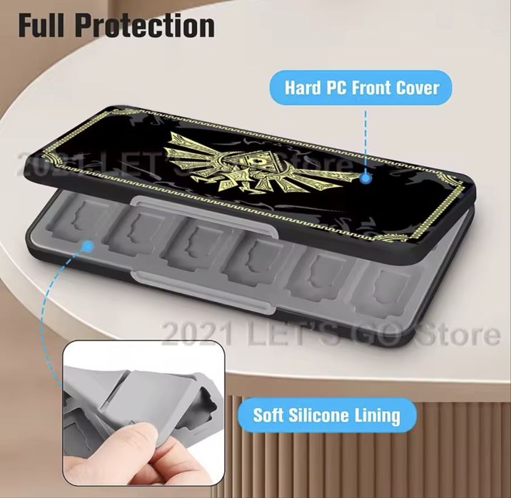 Кейс для картриджей Nintendo Switch 24 в 1 + подарок