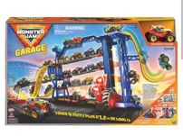 Nowy Monster Jam Garage Garaż Monster Truck Spin Master Grave Digger