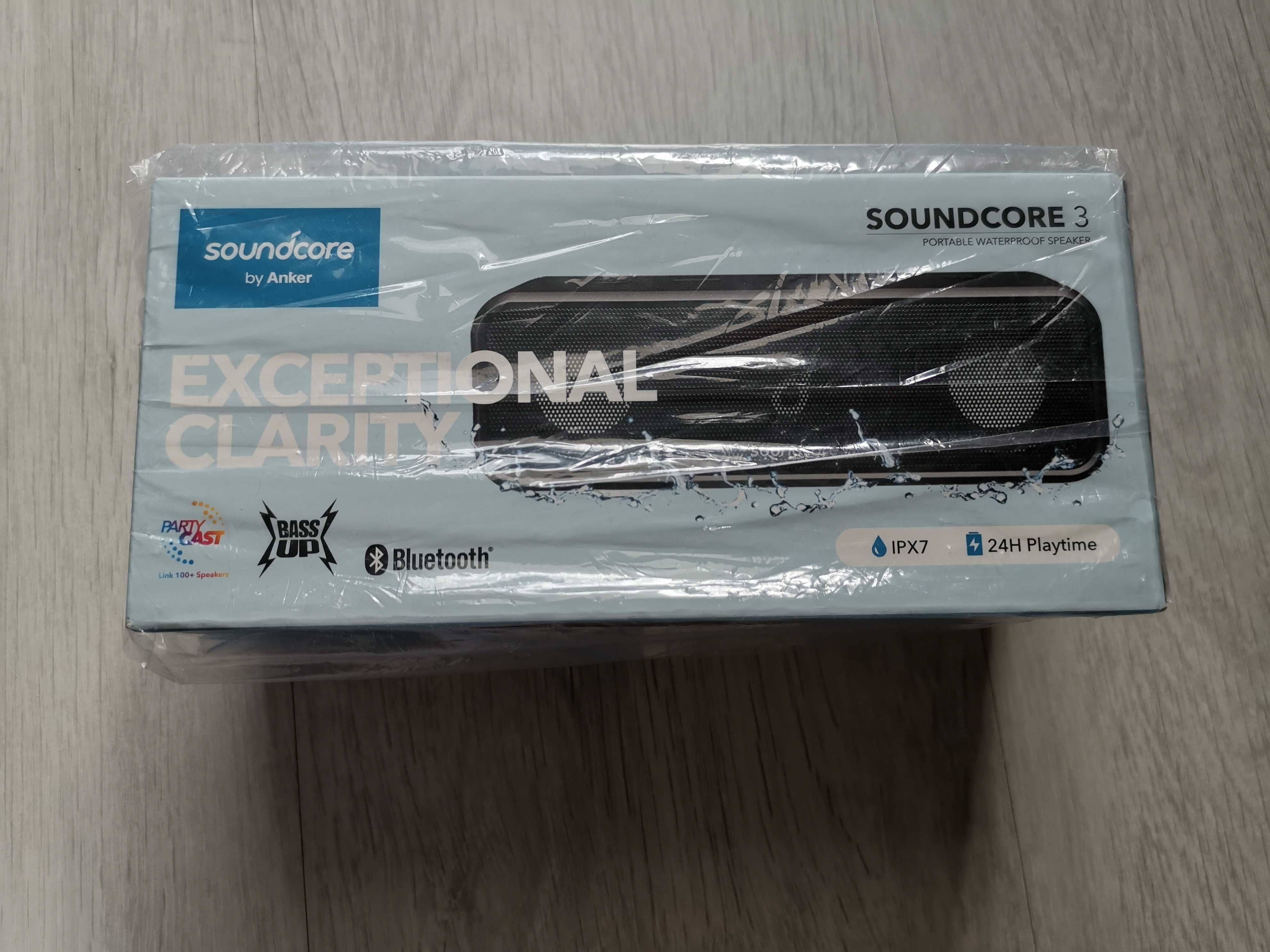 Głośnik przenośny Anker SoundCore 3   IPX7 16W