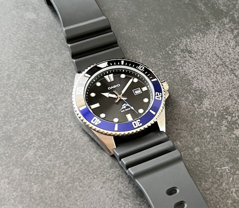 Годинник Casio Duro MDV-106B-1A1 оригінал новий diver's 200M mdv-107