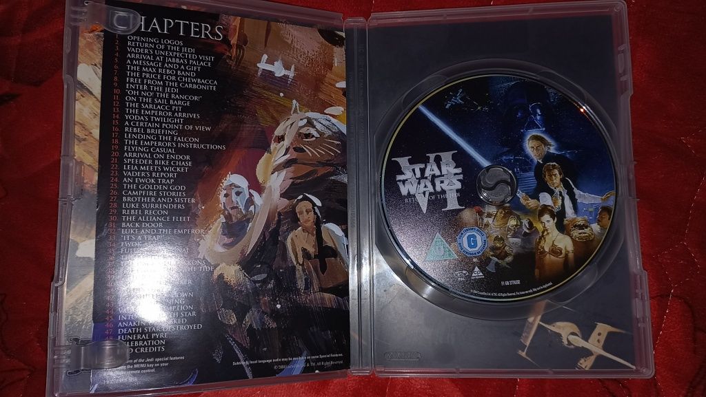 Star Wars dvd диски: 4,6 частини та бонусний матеріал