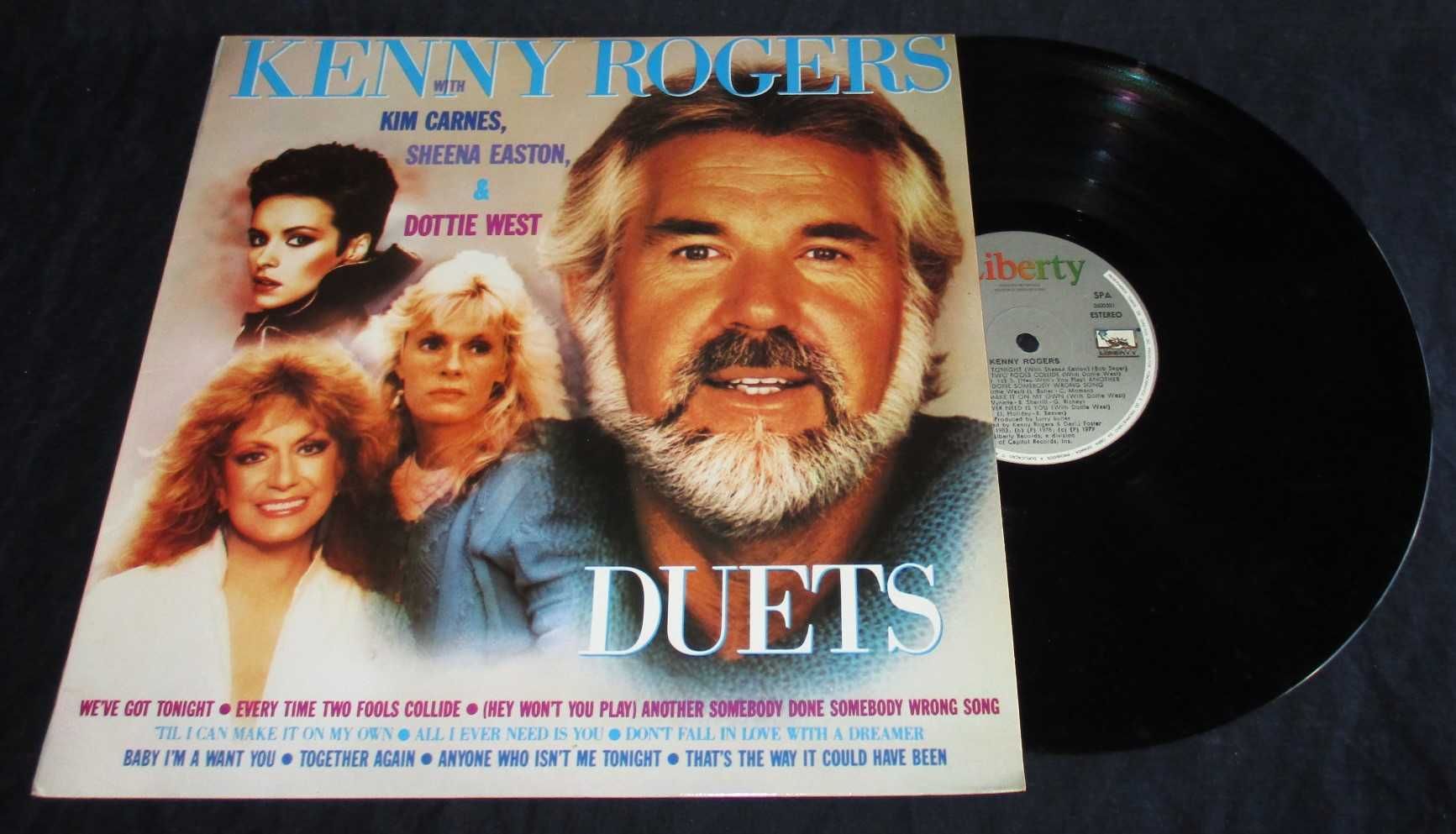 Disco LP Vinil Kenny Rogers Duets