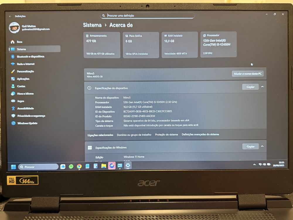 Acer Nitro 5 AN515