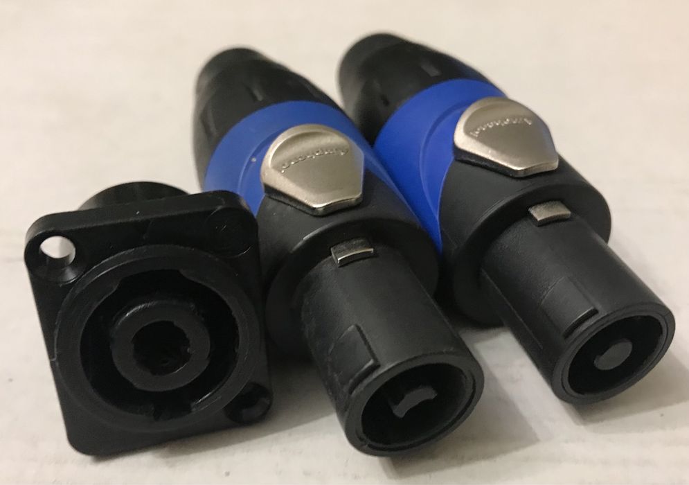 Разъем соединитель Jack 1/4” XLR RCA Speakon